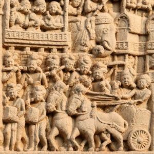 Royal cortege leaving Rajagriha.jpg